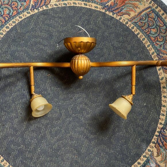 Vintage Traditional Style Flush Mount Track Light Fixture - Picture 6 of 9